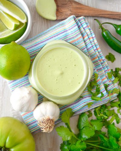 Cilantro Cashew Cream Sauce Vegan Oil Free Low Sodium Salad Dressing Recipe Dr Fuhrman 6 Week Plan Nutritarian Eat to Live Fast Food Genocide What the Health Vitamix Recipe