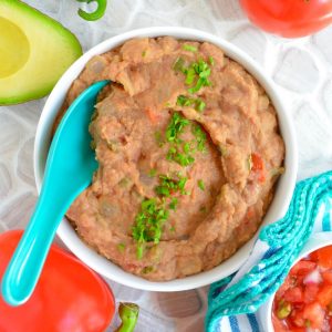 Oil Free Refried Beans recipe by Hello Nutritarian | Vegan Refried Beans Dr Fuhrman Eat to Live 6 Week Diet Plan Dr Greger How Not to Diet Dr McDougal Starch Solution Chef AJ