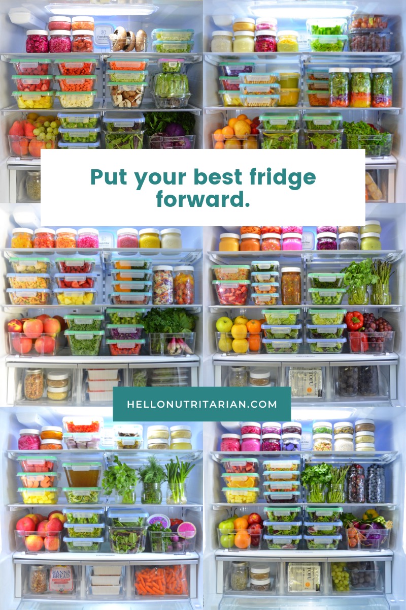Marie Kondo Konmari Method for fridge refrigerator temperature organization Dr Fuhrman diet Eat to Live Fridge Hello Nutritarian Dr Greger How Not to Die Diet Vegan Fridge copy