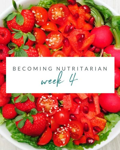 Week 4 Becoming nutritarian weight loss journal Dr Furhman Eat to Live 6 week plan Dr Greger How not to Die Diet no oil no added salt reverse diabetes