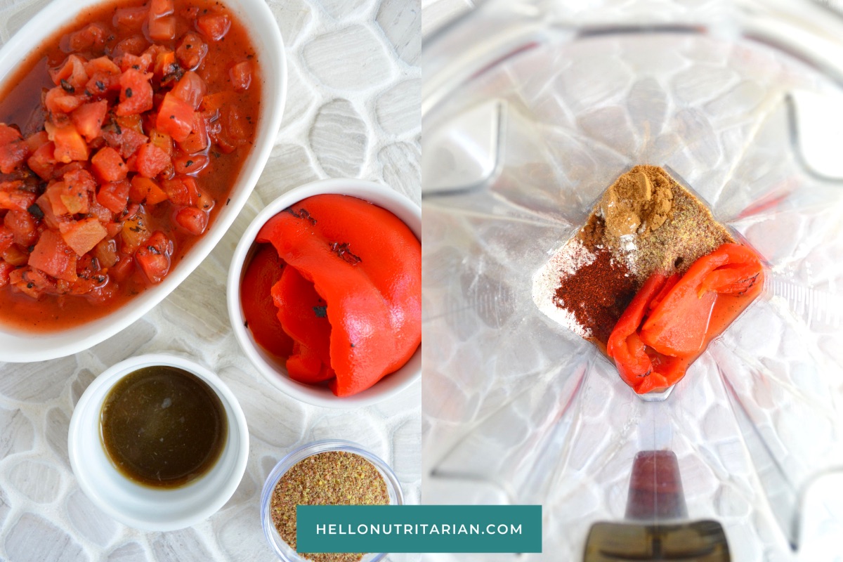 Nutritarian Hot Sauce by Hello Nutritarian | Ingredients Blender process