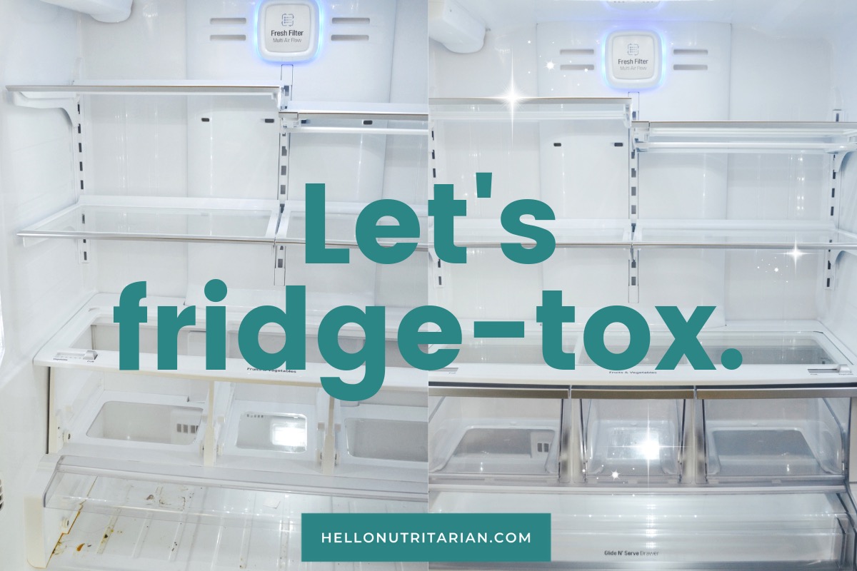 Refrigerator Organization Marie Kondo Fridge cleaning detox
