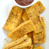 crispy baked tofu fingers Dr Fuhrman eat to live recipe pic