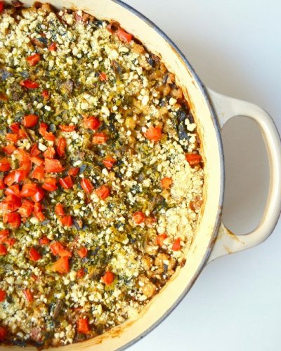 Dr Fuhrman Eat to Live Program Recipe Cheesy Red Pepper Kale Casserole No Oil Vegan Recipe