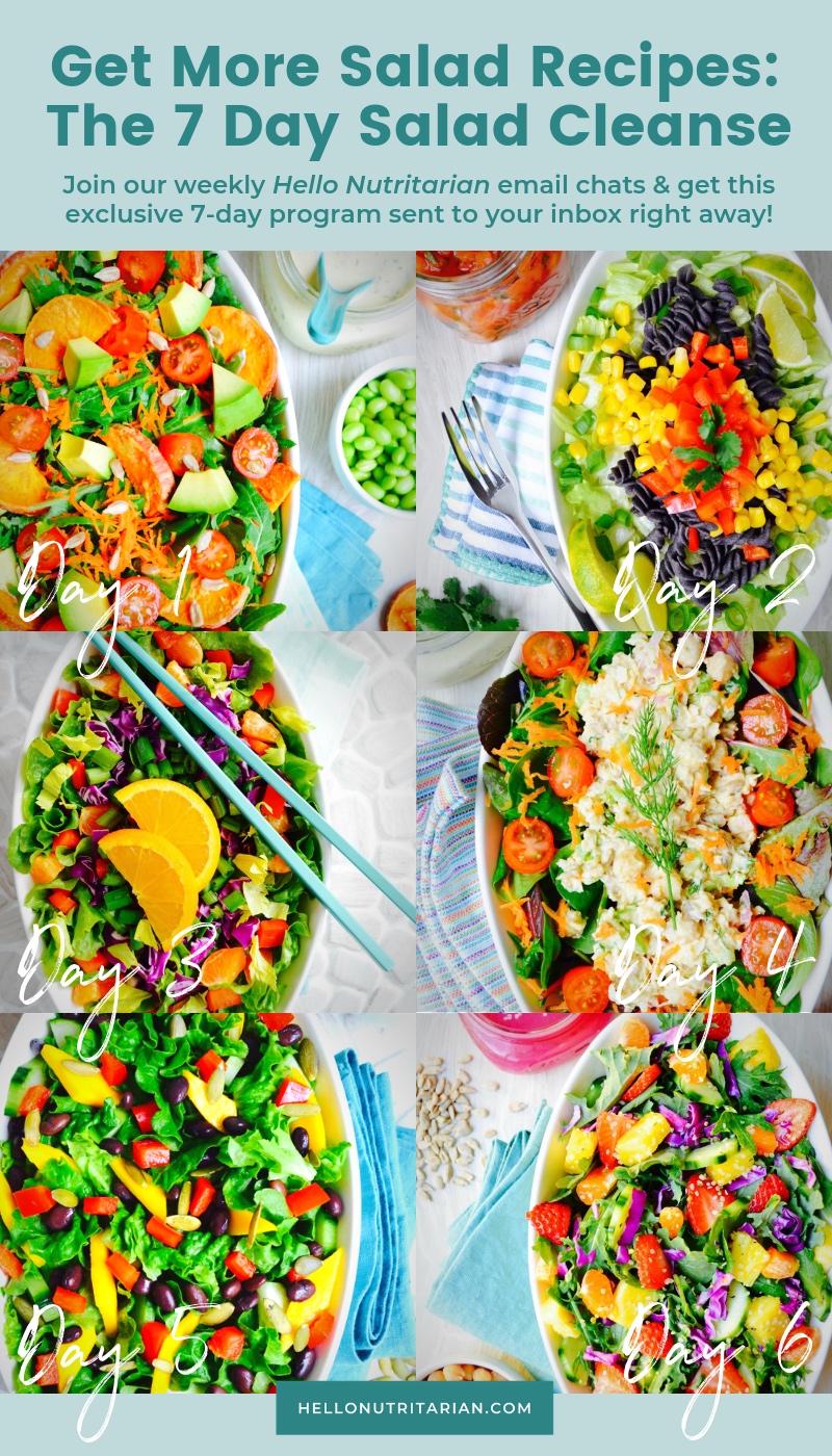 The 7 Day Salad Cleanse Free Start Up Program by Hello Nutritarian