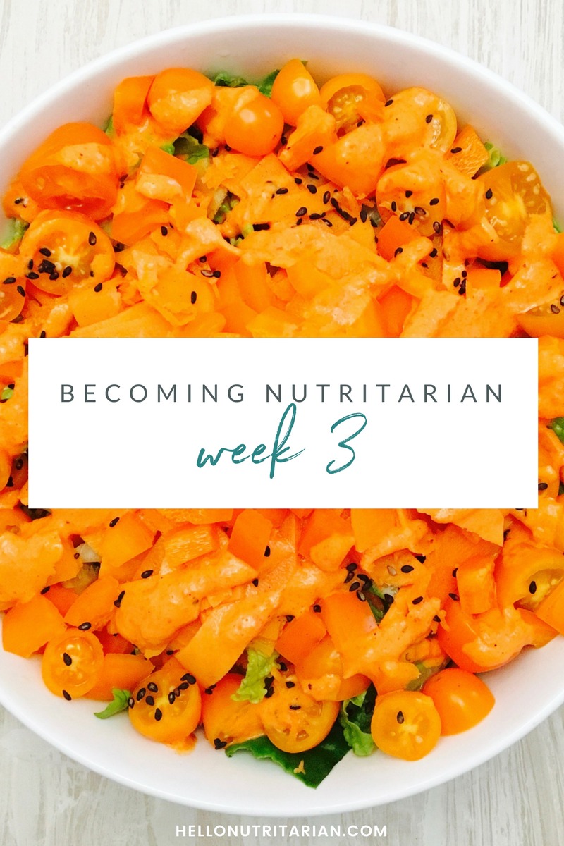 Week 3 Becoming nutritarian weight loss journal Dr Furhman Eat to Live 6 week plan Dr Greger How not to Die Diet no oil no added salt reverse diabetes